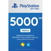 PlayStation Store 5000 INR Gift Card (India) 