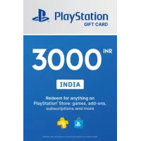 PlayStation Store 3000 INR Gift Card (India) 