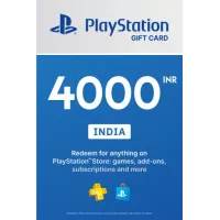 PlayStation Store 4000 INR Gift Card (India) 