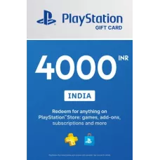 PlayStation Store 4000 INR Gift Card (India) 