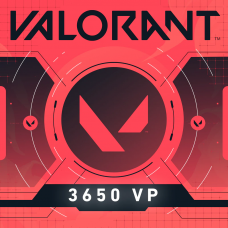 3650 VALORANT Points (325 Bonus + 3325)