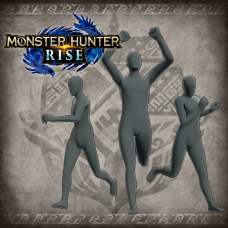 Monster Hunter Rise - Chase pose set