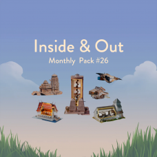 Puzzling Places: Monthly Pack #26 "Inside & Out"