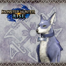 Monster Hunter Rise - "Bone Collar" Palamute layered armor piece