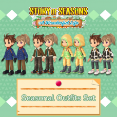 STORY OF SEASONS: A Wonderful Life - Seasonal Outfits Set