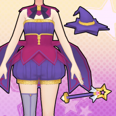 Gal*Gun: Double Peace 'Sorceress' Costume Set [Cross-Buy]