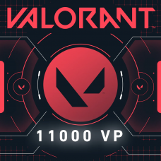 11000 VALORANT Points (1500 Bonus + 9500)