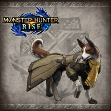 Monster Hunter Rise - "Canyne Fall" Palamute Layered Armor Set