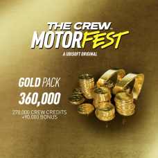 The Crew™ Motorfest Gold Pack (360,000 Crew Credits)