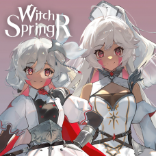 WitchSpring R Costume - Silver Rose Set