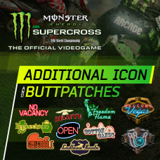 Monster Energy Supercross - Additional Icons & Buttpatches