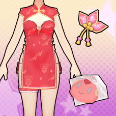 Gal*Gun: Double Peace 'Chinese Dress' Costume Set [Cross-Buy]