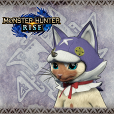 Monster Hunter Rise - "Canyne Mask" Palico layered armor piece