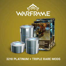 Warframe®:3210 Platinum + Triple Rare Mod