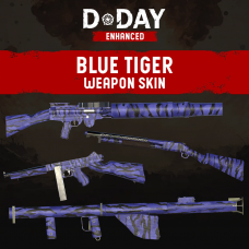 D-Day Enhanced - Blue Tiger Weapon Skin