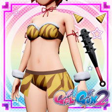 Gal*Gun 2 - Tiger-striped Oni Bikini Set