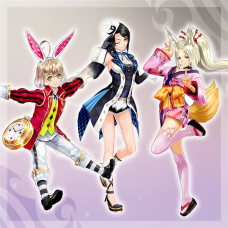 Tales of Berseria - Japanese, Fairy and Menagerie Costumes Set