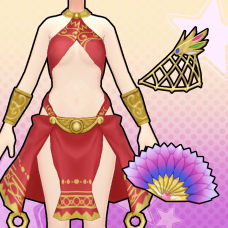 Gal*Gun: Double Peace 'Captivating Dancer' Costume Set