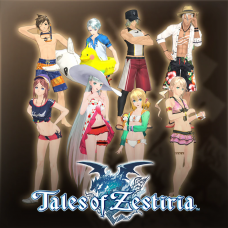 Tales of Zestiria - Seaside Resort Costumes Set