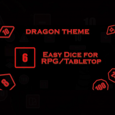 Easy Dice for RPG/Tabletop - Dragon Theme