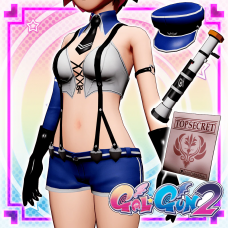 Gal*Gun 2 - Sergeant Suspenders Set