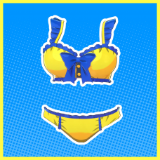 Maid Bikini (Lemon Yellow)