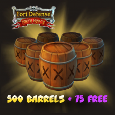 Fort Defense North Menace - 500 barrels + 75