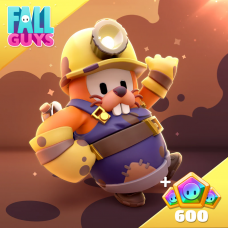 Fall Guys - Miner Mole Pack