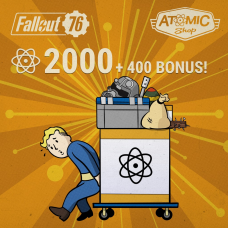 Fallout 76: 2000 (+400 Bonus) Atoms