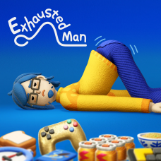 Exhausted Man