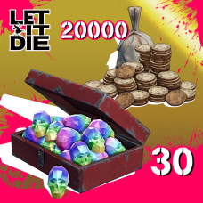 30 Death Metals + 20,000 Kill Coins - LET IT DIE