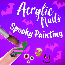 Acrylic Nails!: Spooky Painting