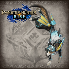 Monster Hunter Rise - "C Summer" Palamute layered armor set