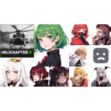 Helichapter X with Transparent Anime Avatar