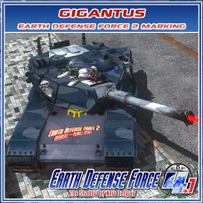 Gigantus Earth Defense Force 2 Marking