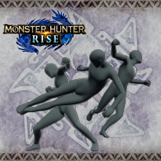 Monster Hunter Rise - "Attack" pose set