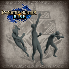 Monster Hunter Rise - "Attack" Pose Set 2