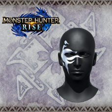 Monster Hunter Rise - "Cursed Flame" face paint