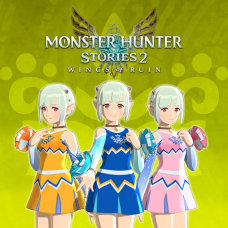 Monster Hunter Stories 2: Wings of Ruin - Ena's Outfits: Cheerleader Three-Pack (Blue/Orange/Pink)